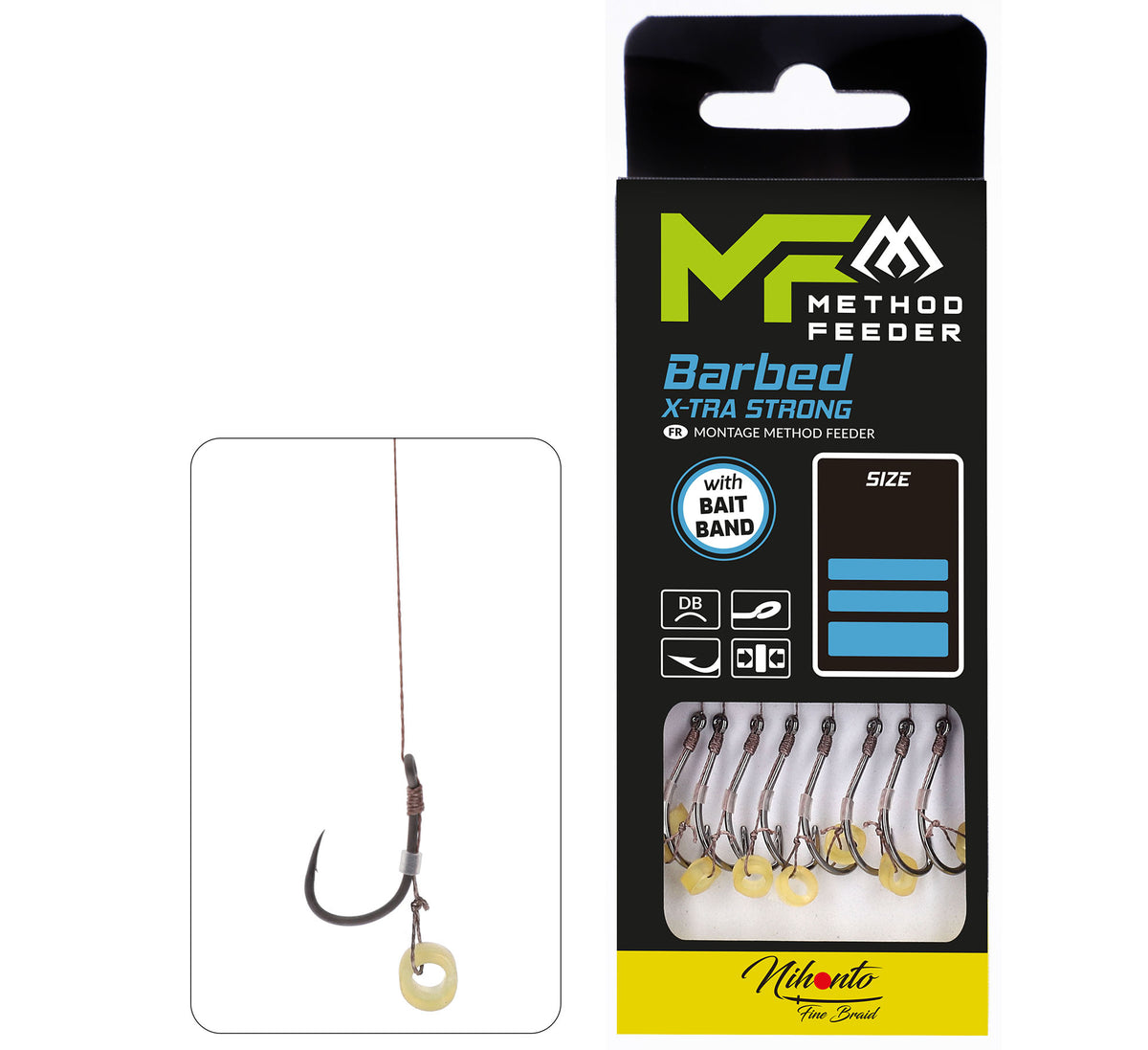 Mikado Leader MF mit Gummiband Haken