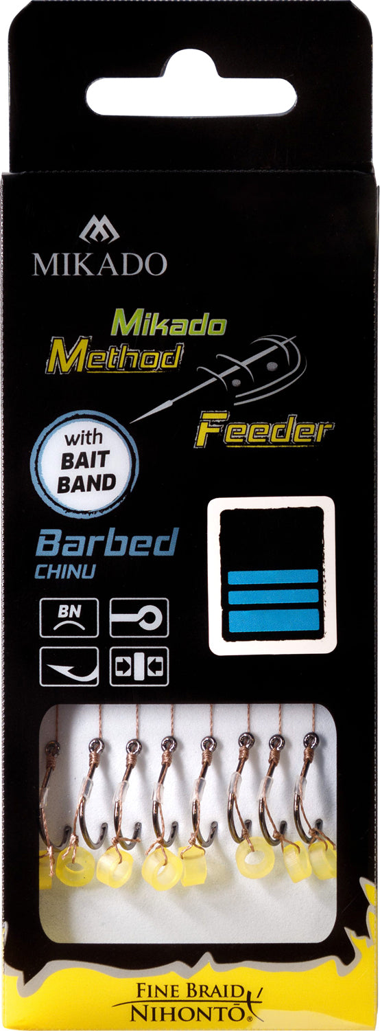 Mikado Methode Feeder Rig mit Gummi Haken