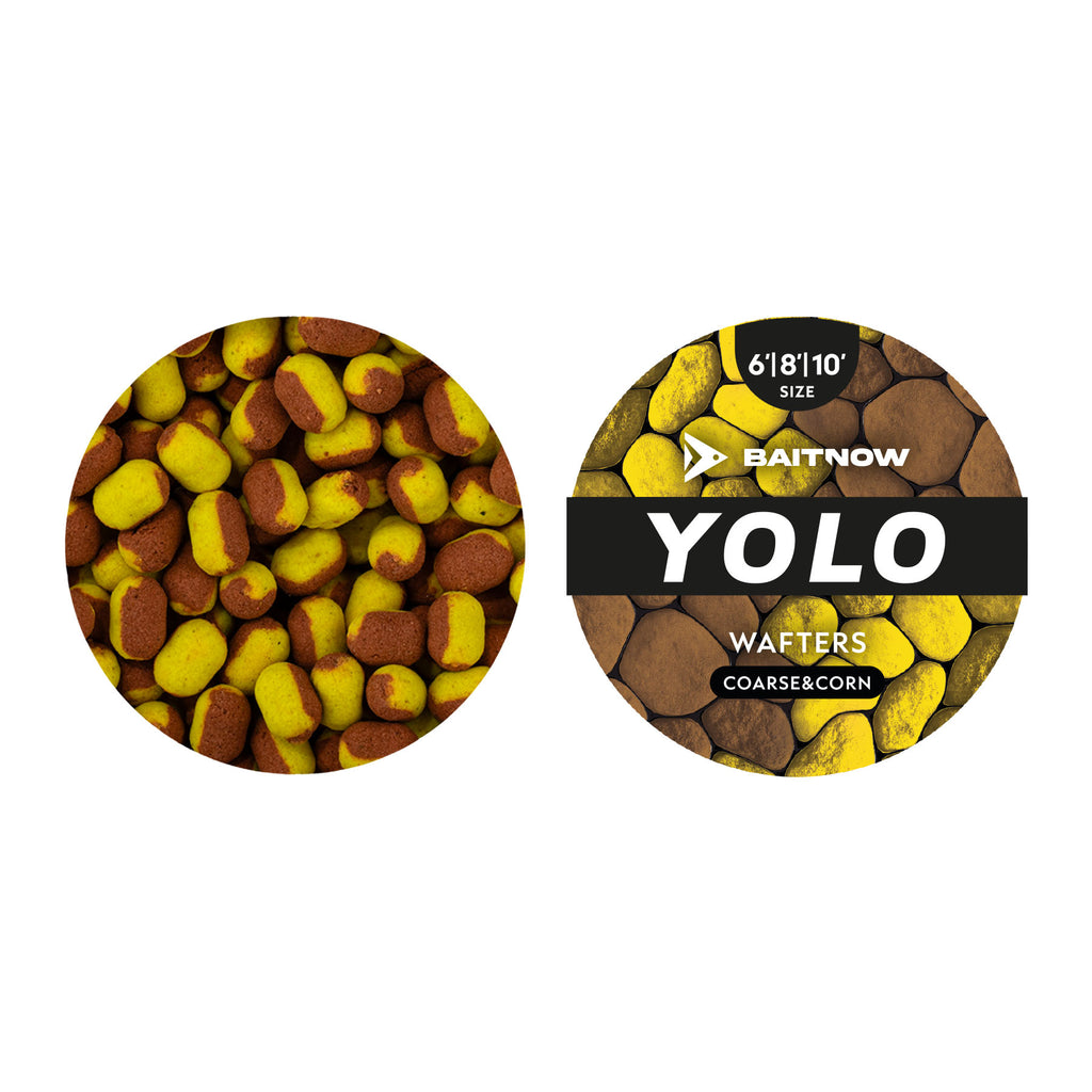 Baitnow Wafters Yolo Yellow & Bronze Coarse & Corn 6/8/10