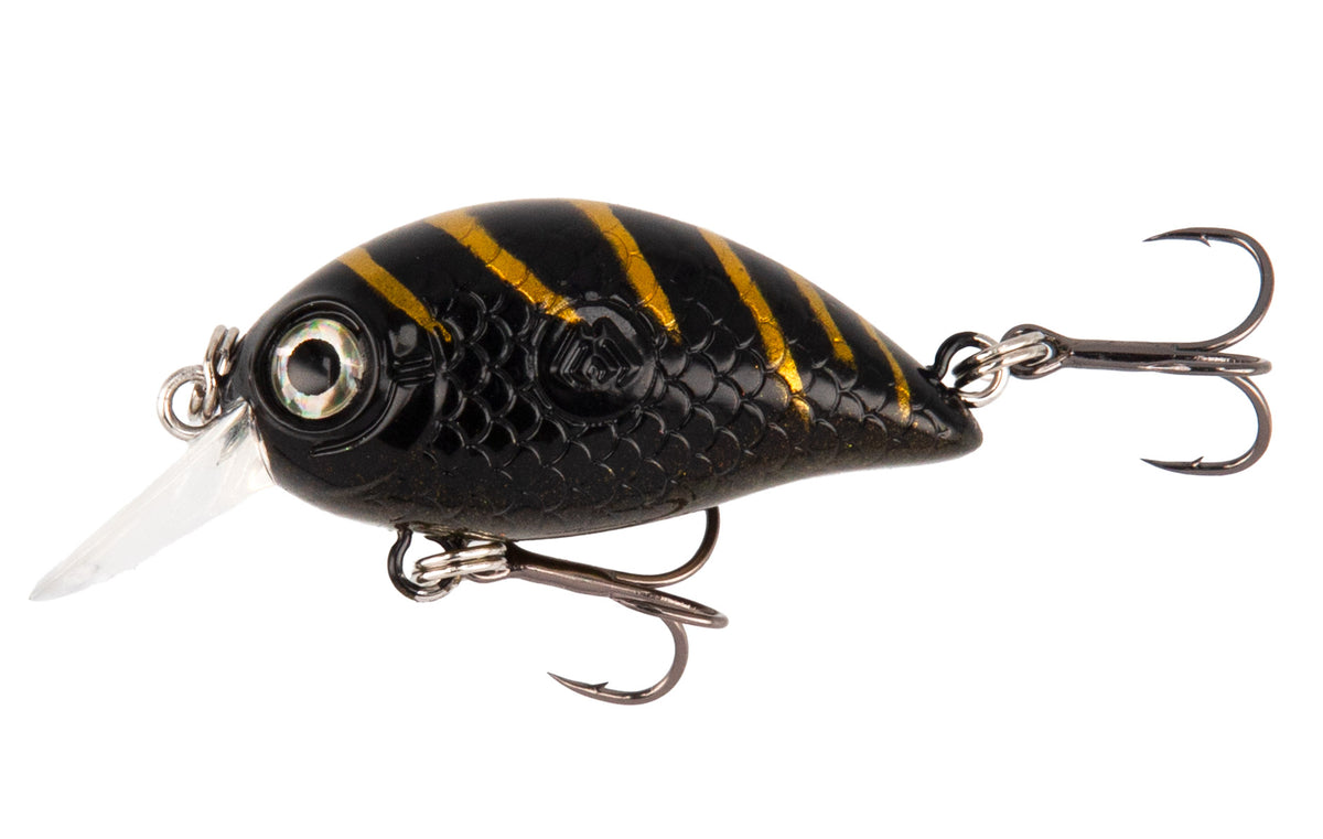 WOBBLER SHIMMY - 34mm/3.0g/BLACK TIGER - SCHWIMMEND