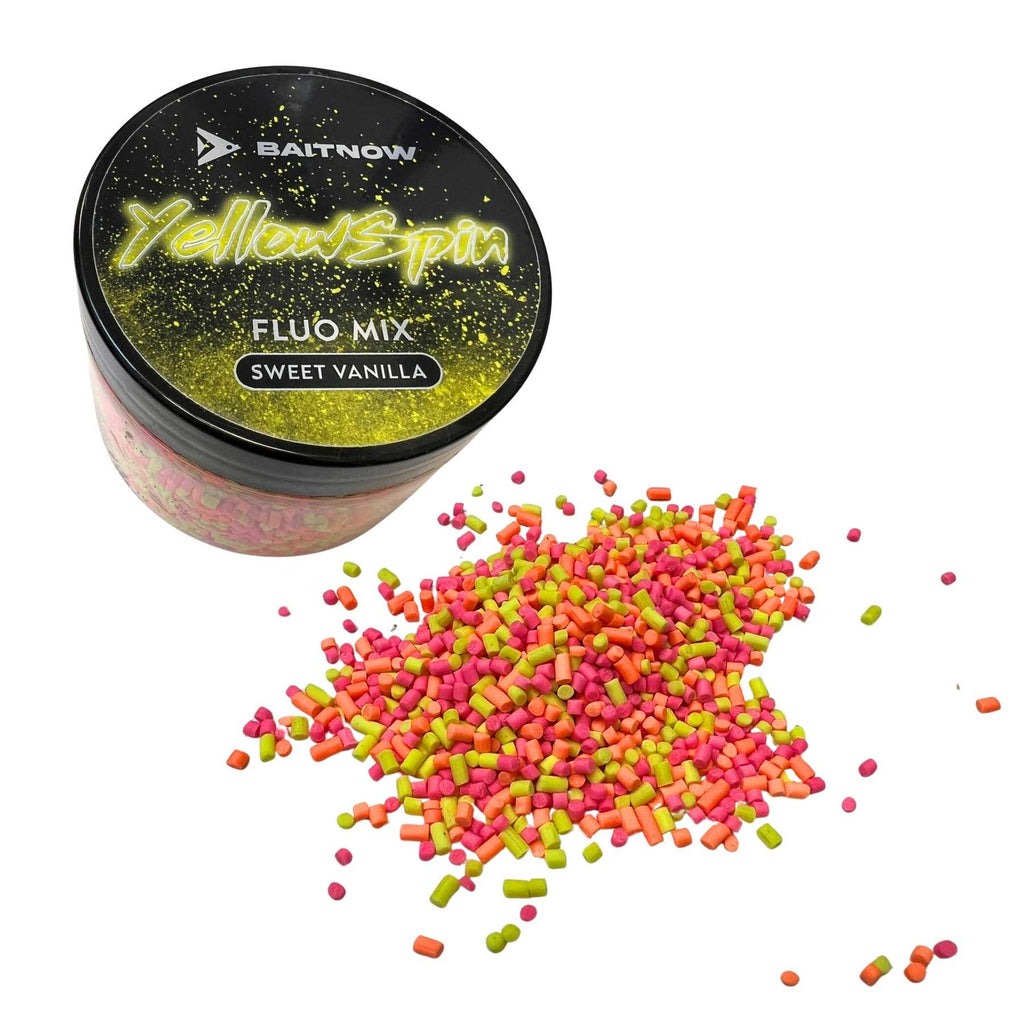 Baitnow Fluo Mix Yellow Spin 150 ml