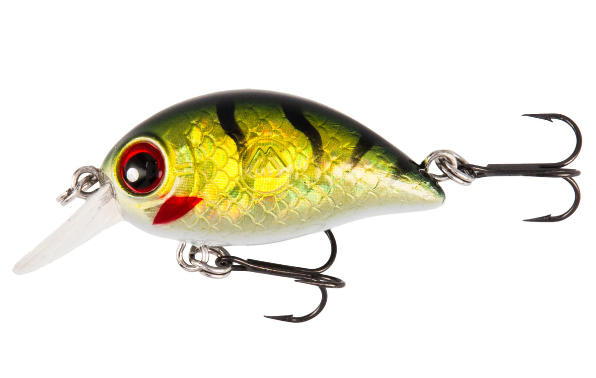 WOBBLER SHIMMY - 34mm/3.0g/GREEN PERCH - SCHWIMMEND