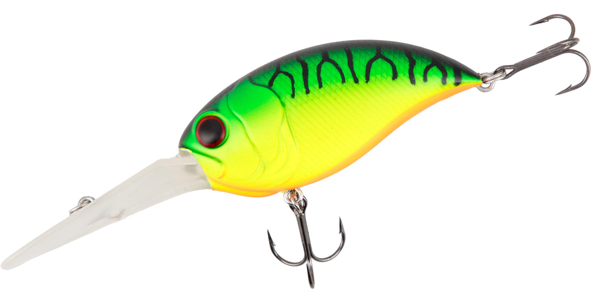 WOBBLER CRAZY CRANK - 62mm/19.7g/FIRE TIGER - SCHWIMMEND
