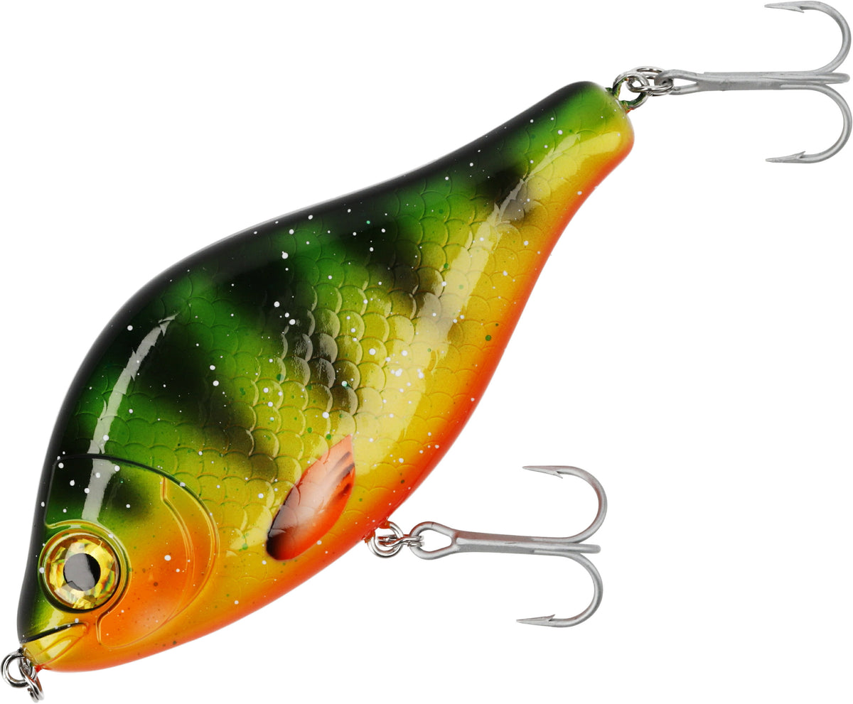 WOBBLER - MFT JERK - 10cm / HOT PERCH SUSPENDING