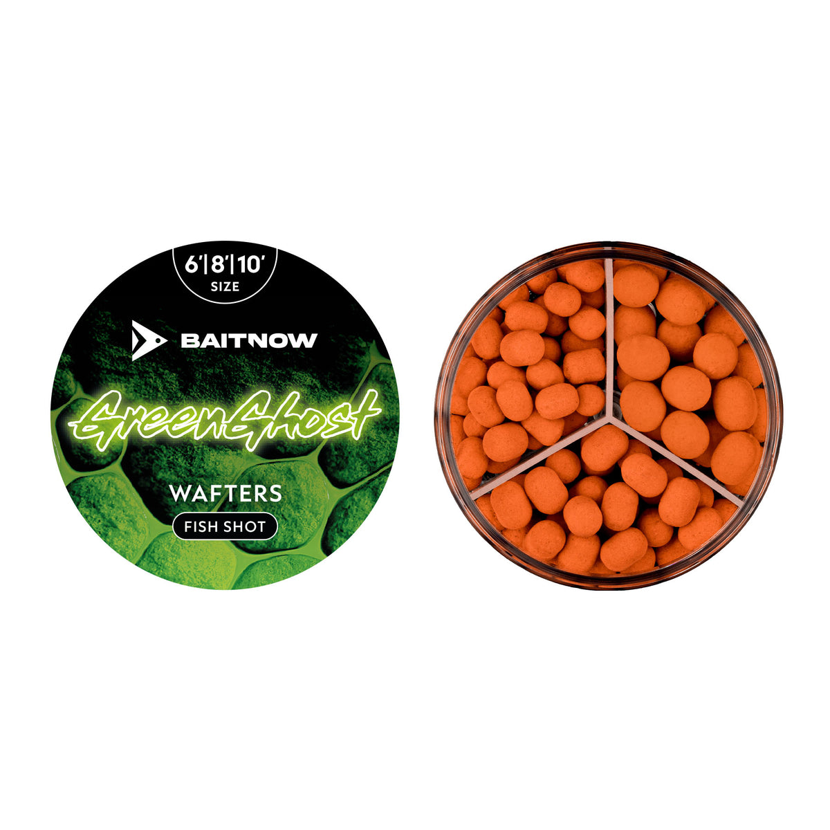 Baitnow Wafters Green Ghost 6/8/10