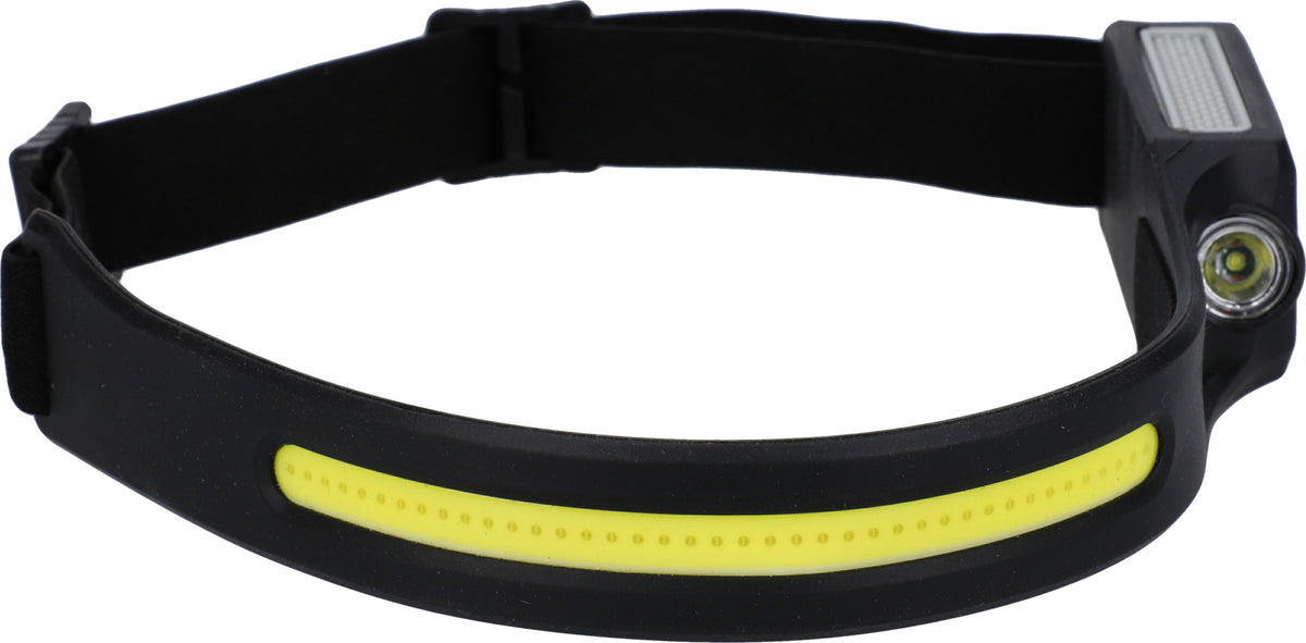 Mikado LED-Stirnlampe mit LED-Streifen – 350 Lumen mit Bewegungssensor (1 Stück)