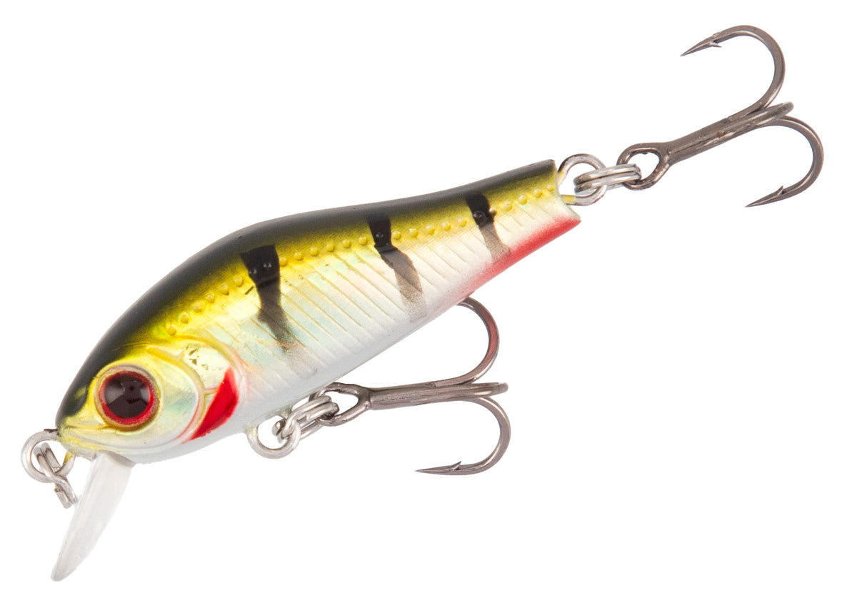 WOBBLER PROMINNOW - 35mm/2g/GREEN PERCH - SCHWIMMEND