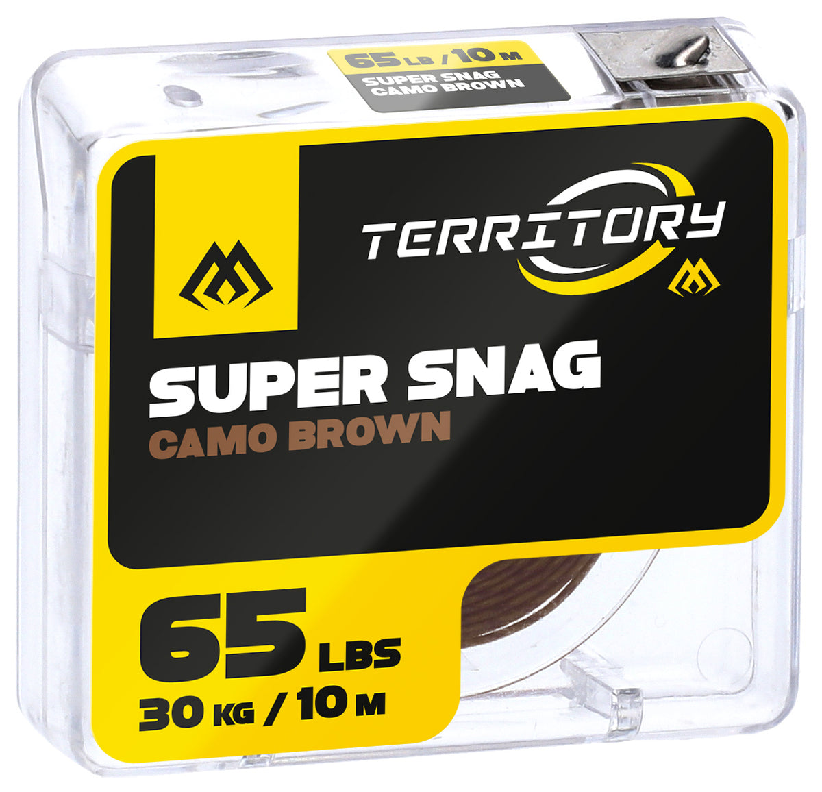 Mikado Super Snag Braid Hooklink 65lbs Camo Brown