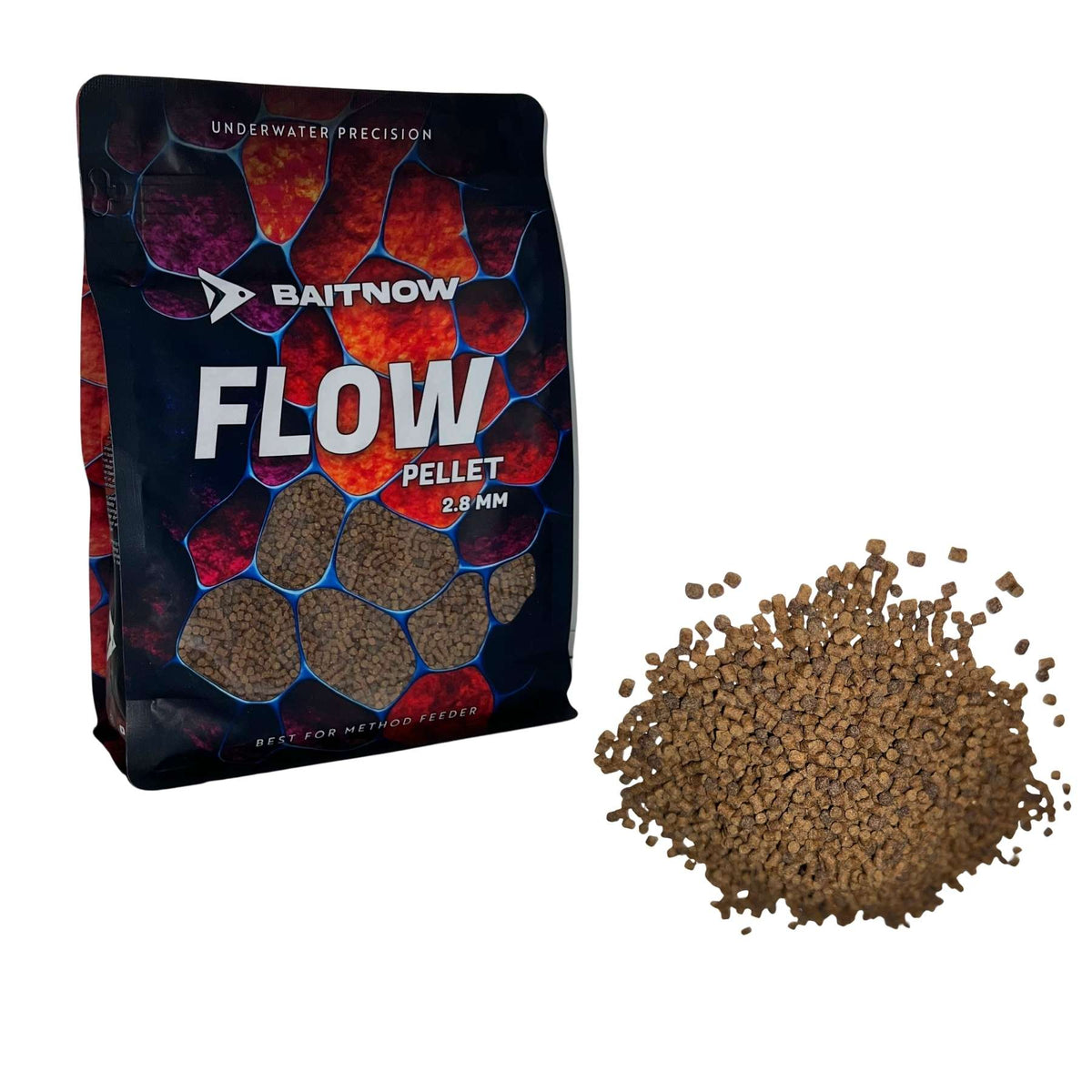 BaitNow Method Feeder Pellets Flow 2,8 mm 800g