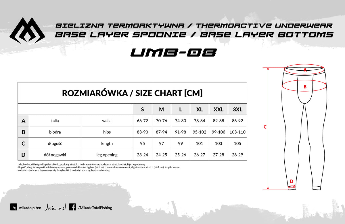 THERMOAKTIVE UNTERWÄSCHE - BASE LAYER HOSE