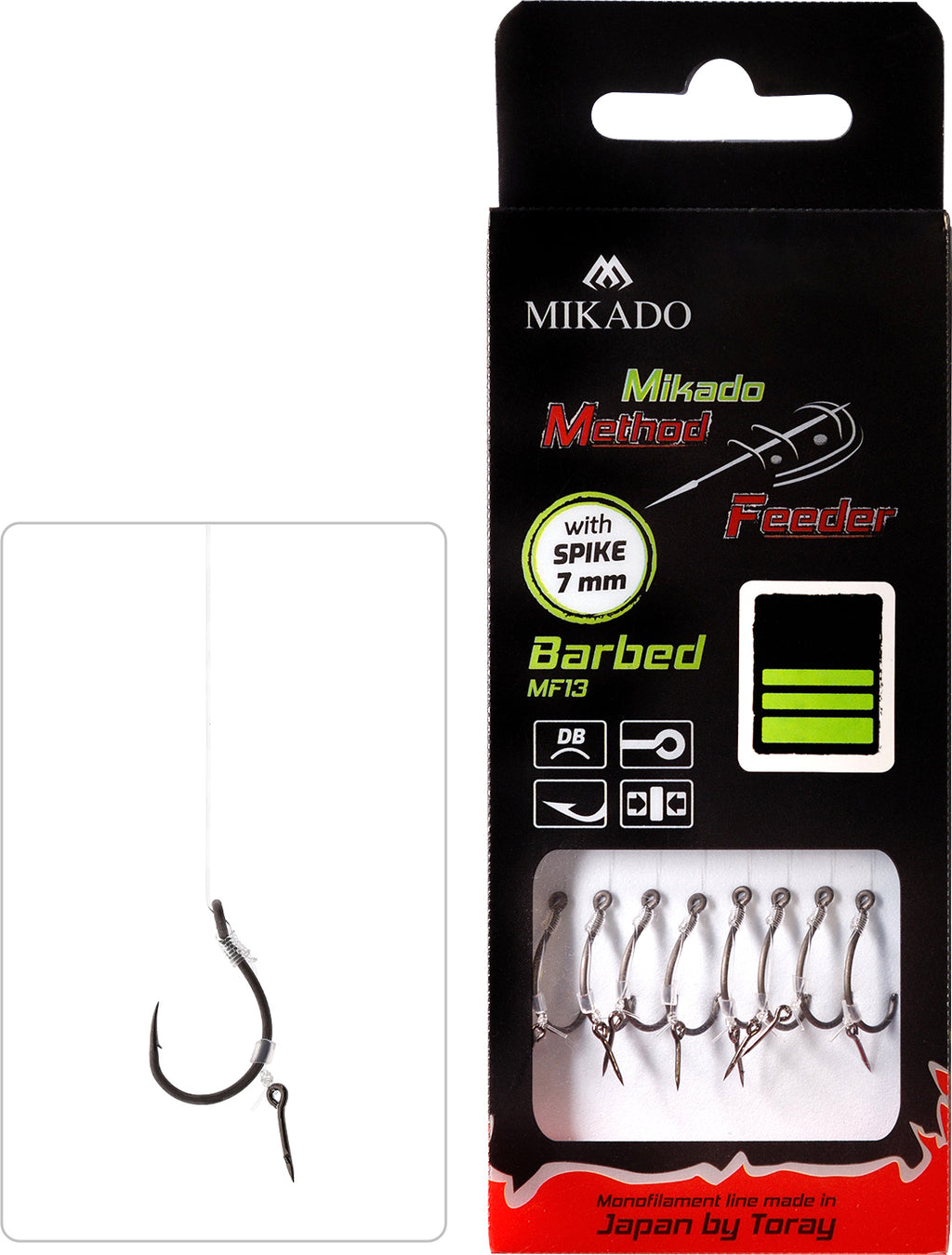 Mikado Methode Feeder Rig mit Nadel