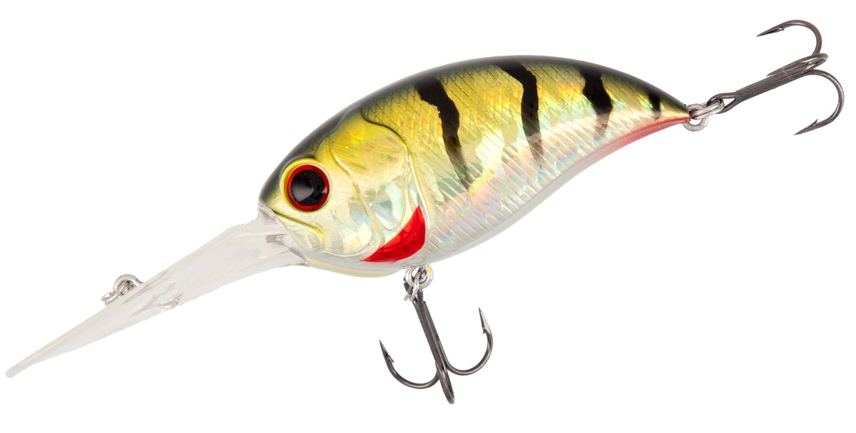 WOBBLER CRAZY CRANK - 62mm/19.7g/GREEN PERCH - SCHWIMMEND