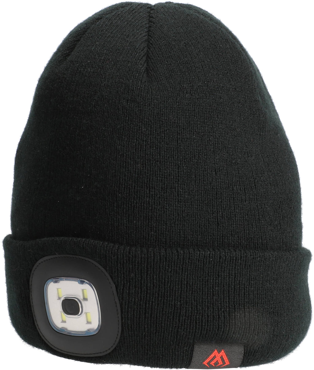WINTERMÜTZE - LED - BEANIE - SCHWARZ