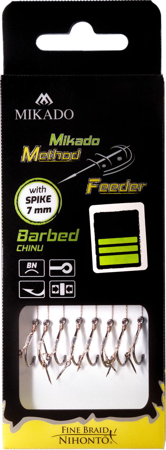 Mikado Methode Feeder Rig mit Nadel Haken