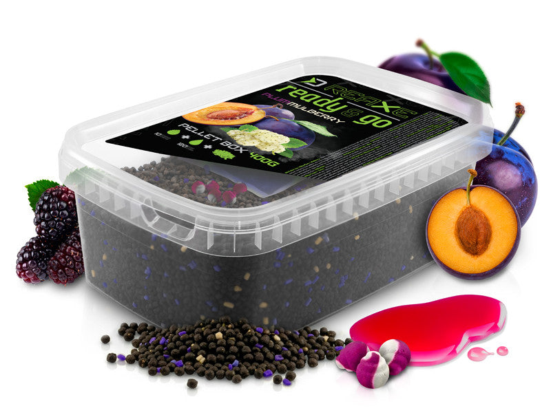 Delphin Reaxe Pellet Box ready&go Pflaume Maulbeere